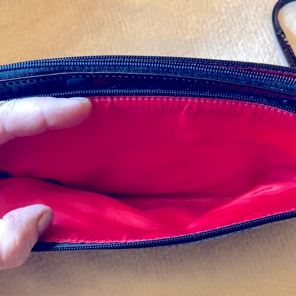 COACH TARTAN DOUBLE POCKET WRISTLET WALLET. MANY POCKETS WITH LOTS OF ROOM. EUC - Picture 6 of 14